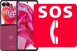 Appels d'urgence sur Motorola razr+ 2024