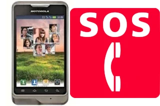 Appels d'urgence sur Motorola XT390