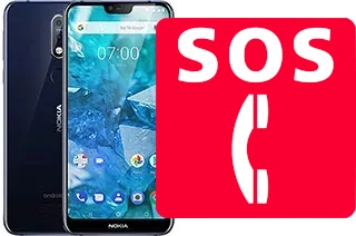 Appels d'urgence sur Nokia 7.1 Plus (Nokia X7)