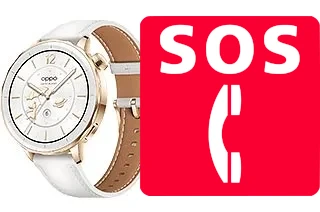 Appels d'urgence sur Oppo Watch X2 Mini
