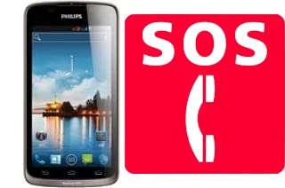 Appels d'urgence sur Philips W832