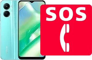 Appels d'urgence sur Realme C33 2023