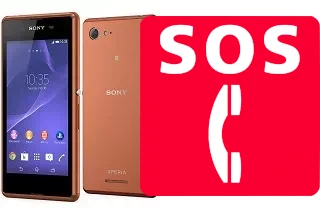 Appels d'urgence sur Sony Xperia E3 Dual