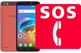Appels d'urgence sur Tecno F3