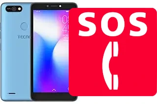 Appels d'urgence sur Tecno Pop 2F