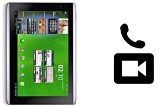 Passez des appels vidéo avec un Acer Iconia Tab A500