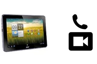 Passez des appels vidéo avec un Acer Iconia Tab A700