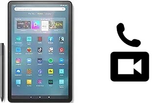 Passez des appels vidéo avec un Amazon Fire Max 11