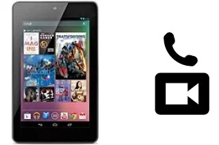 Passez des appels vidéo avec un Asus Google Nexus 7 Cellular