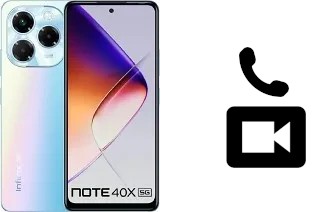 Passez des appels vidéo avec un Infinix Note 40X 5G