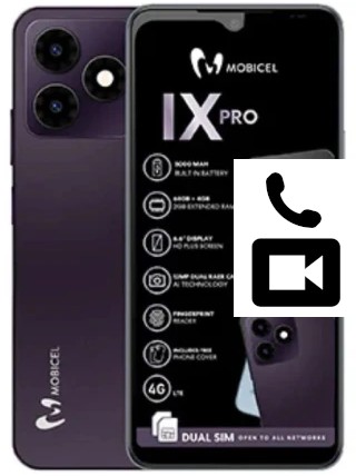 Passez des appels vidéo avec un Mobicel IX Pro