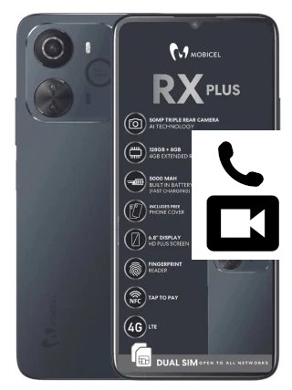 Passez des appels vidéo avec un Mobicel RX Plus