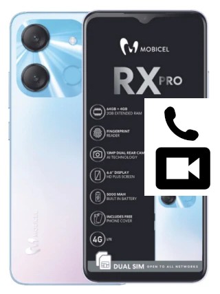 Passez des appels vidéo avec un Mobicel RX Pro