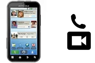 Passez des appels vidéo avec un Motorola DEFY