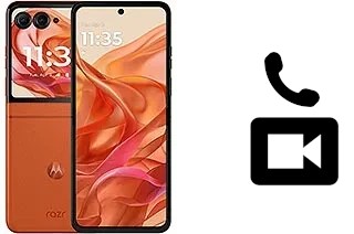 Passez des appels vidéo avec un Motorola Razr 50
