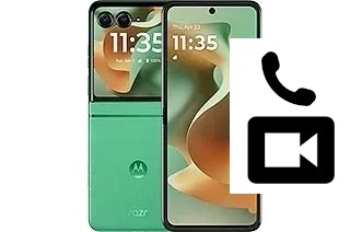 Passez des appels vidéo avec un Motorola Razr 2025