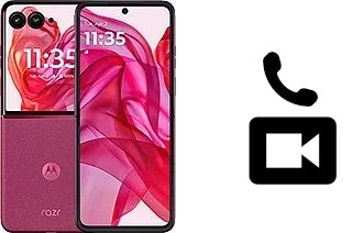 Passez des appels vidéo avec un Motorola razr+ 2024