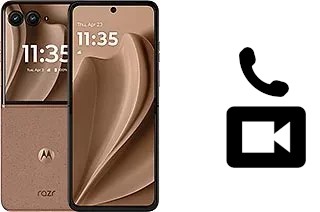 Passez des appels vidéo avec un Motorola Razr+ 2025