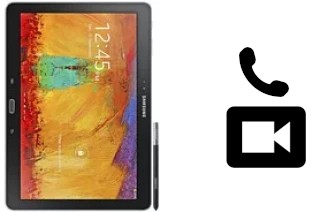 Passez des appels vidéo avec un Samsung Galaxy Note 10.1 (2014 Edition)