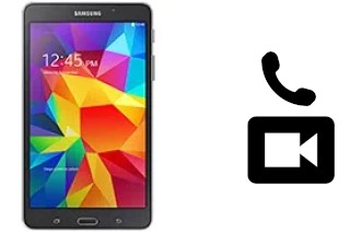 Passez des appels vidéo avec un Samsung Galaxy Tab 4 7.0 LTE