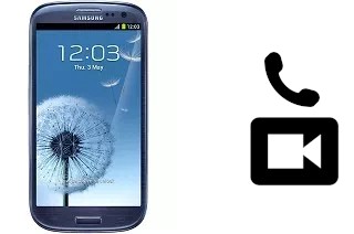 Passez des appels vidéo avec un Samsung I9300 Galaxy S III