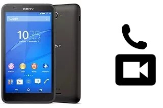 Passez des appels vidéo avec un Sony Xperia E4 Dual