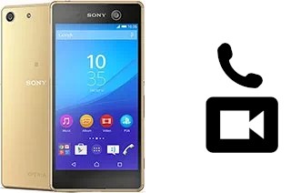 Passez des appels vidéo avec un Sony Xperia M5 Dual