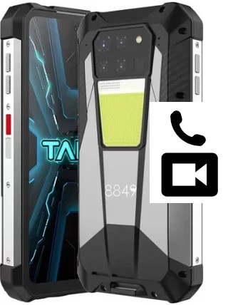 Passez des appels vidéo avec un Unihertz 8849 Tank 3