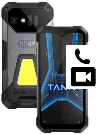 Passez des appels vidéo avec un Unihertz 8849 Tank Mini 1
