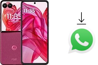 Comment installer WhatsApp dans un Motorola razr+ 2024