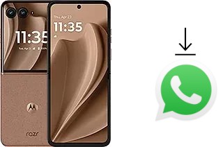 Comment installer WhatsApp dans un Motorola Razr+ 2025