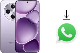 Comment installer WhatsApp dans un Oppo Find X8s+