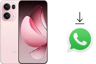 Comment installer WhatsApp dans un Oppo Reno13 Pro (China)