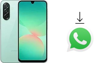 Comment installer WhatsApp dans un Samsung Galaxy A26