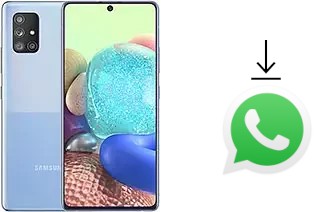 Comment installer WhatsApp dans un Samsung Galaxy A71 5G UW