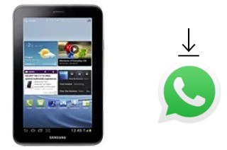 Comment installer WhatsApp dans un Samsung Galaxy Tab 2 7.0 P3100