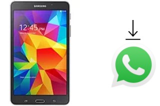Comment installer WhatsApp dans un Samsung Galaxy Tab 4 7.0 LTE