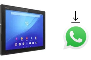 Comment installer WhatsApp dans un Sony Xperia Z4 Tablet WiFi