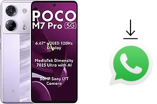 Comment installer WhatsApp dans un Xiaomi Poco M7 pro 5G
