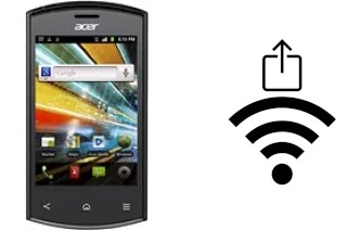 Générer un QR code avec la clé Wifi sur un Acer Liquid Express E320