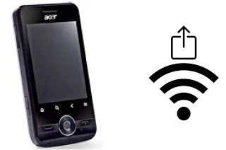 Générer un QR code avec la clé Wifi sur un Acer beTouch E120