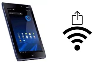 Générer un QR code avec la clé Wifi sur un Acer Iconia Tab A100