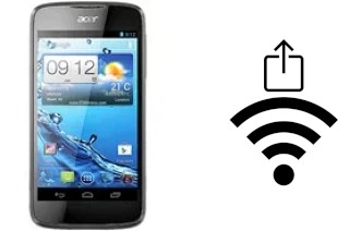 Générer un QR code avec la clé Wifi sur un Acer Liquid Gallant E350