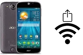 Générer un QR code avec la clé Wifi sur un Acer Liquid Jade S
