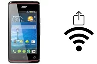 Générer un QR code avec la clé Wifi sur un Acer Liquid Z200
