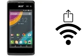 Générer un QR code avec la clé Wifi sur un Acer Liquid Z220