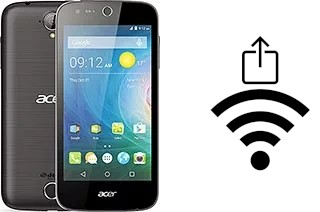 Générer un QR code avec la clé Wifi sur un Acer Liquid Z320
