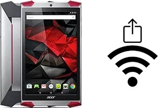 Générer un QR code avec la clé Wifi sur un Acer Predator 8