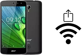 Générer un QR code avec la clé Wifi sur un Acer Liquid Zest