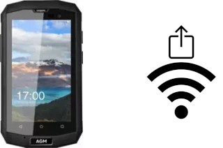 Générer un QR code avec la clé Wifi sur un AGM A8 Mini